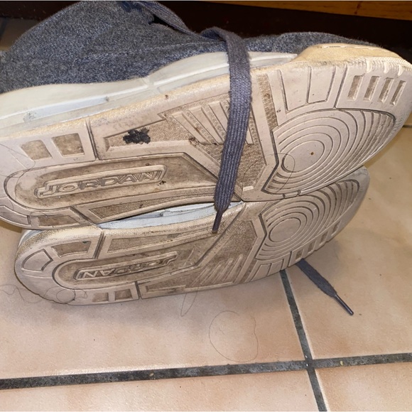 Wool Air Jordan 3 grey great condition size 7/40 - Picture 5 of 7